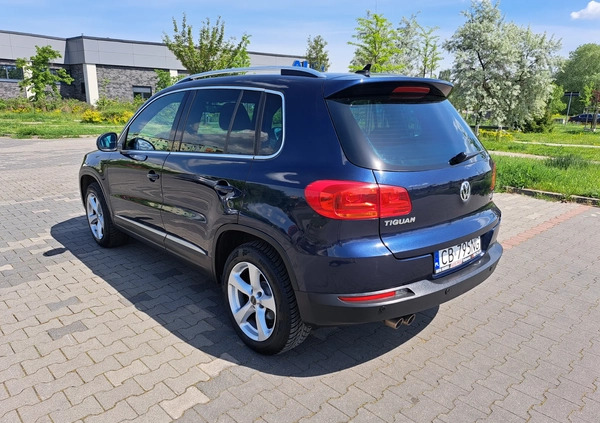 Volkswagen Tiguan cena 54900 przebieg: 279800, rok produkcji 2013 z Bydgoszcz małe 211